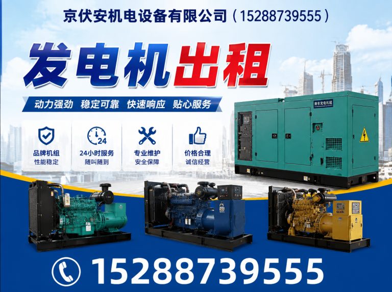 楚雄应急发电机出租展示图