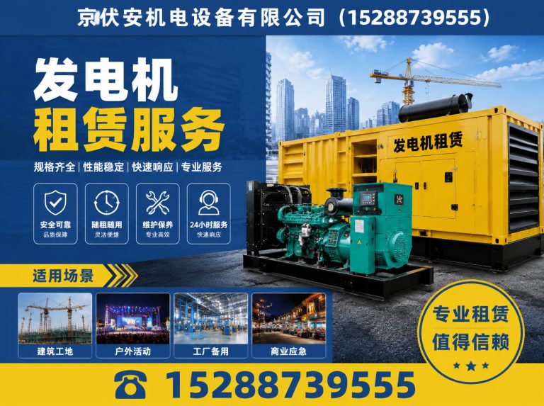 楚雄发电车出租展示图